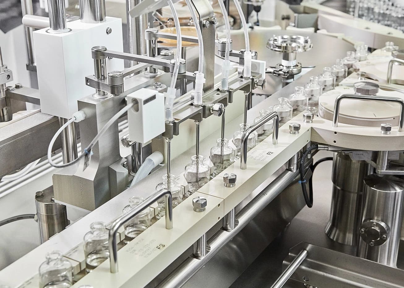 Sterile Abfüllanlage in der Pharmaproduktion